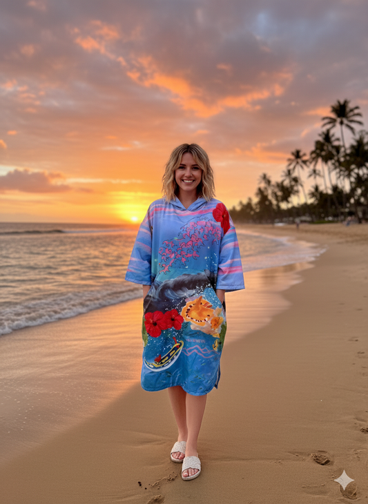 Okinawa Adventure Poncho