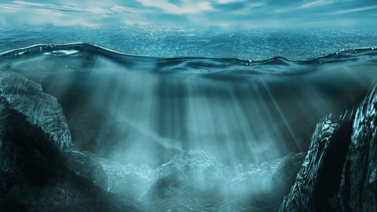 The Ocean Wears Blue for a Reason