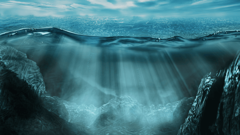 The Ocean Wears Blue for a Reason