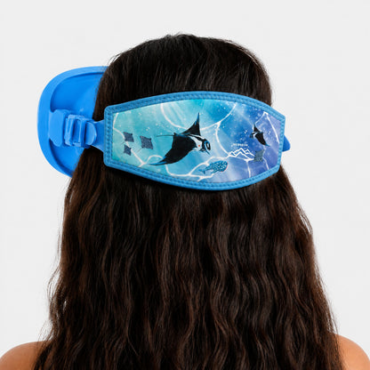 Cerulean —  2-in-1 Mask Strap Cover