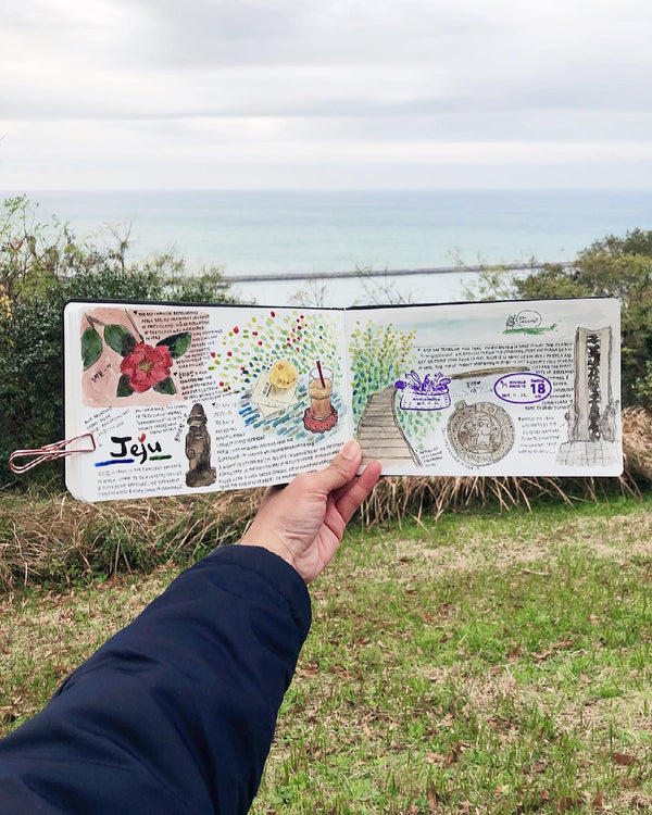 Drawn in jeju island, s. korea