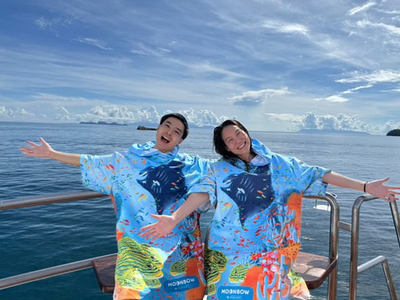 Moonbow Poncho line