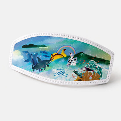 Ring of Fire —  2-in-1 Mask Strap Cover