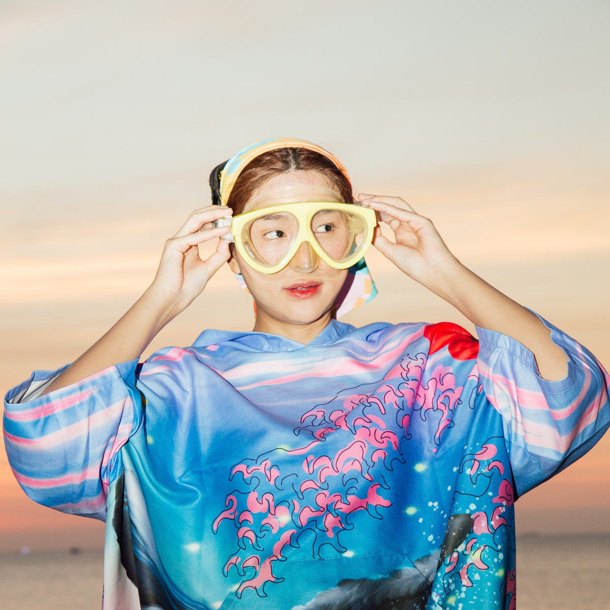 Okinawa Adventure Poncho - okinawa - model