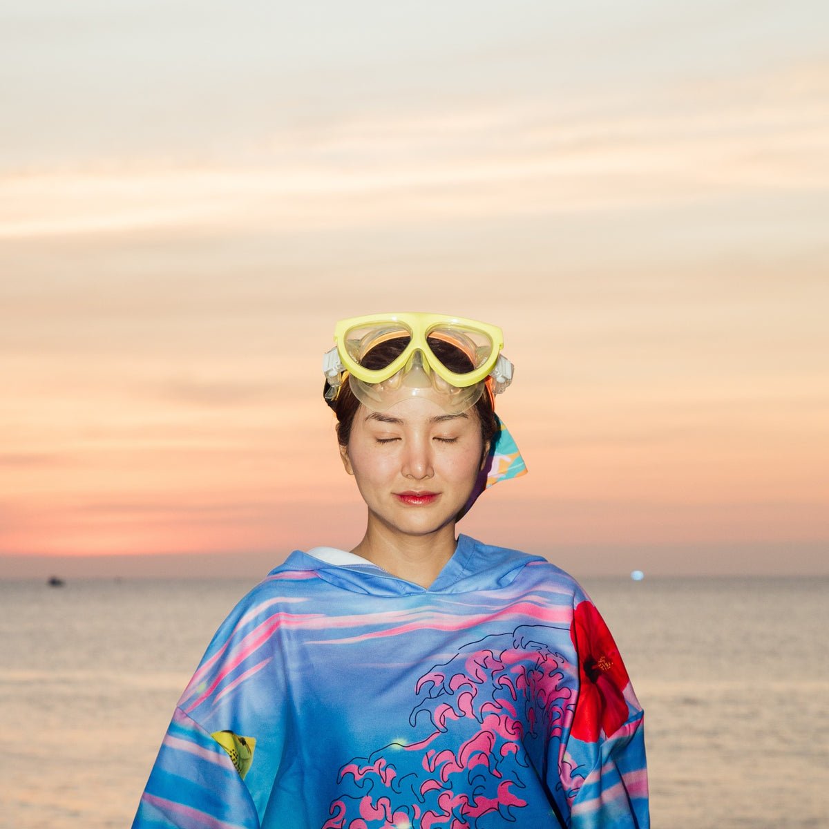 Okinawa Adventure Poncho - okinawa - model
