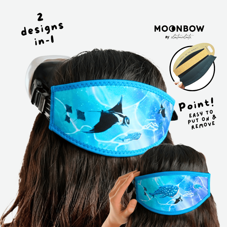 Cerulean —  2-in-1 Mask Strap Cover