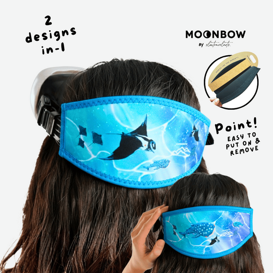Cerulean —  2-in-1 Mask Strap Cover
