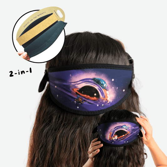 Starlit Drifter —  2-in-1 Mask Strap Cover